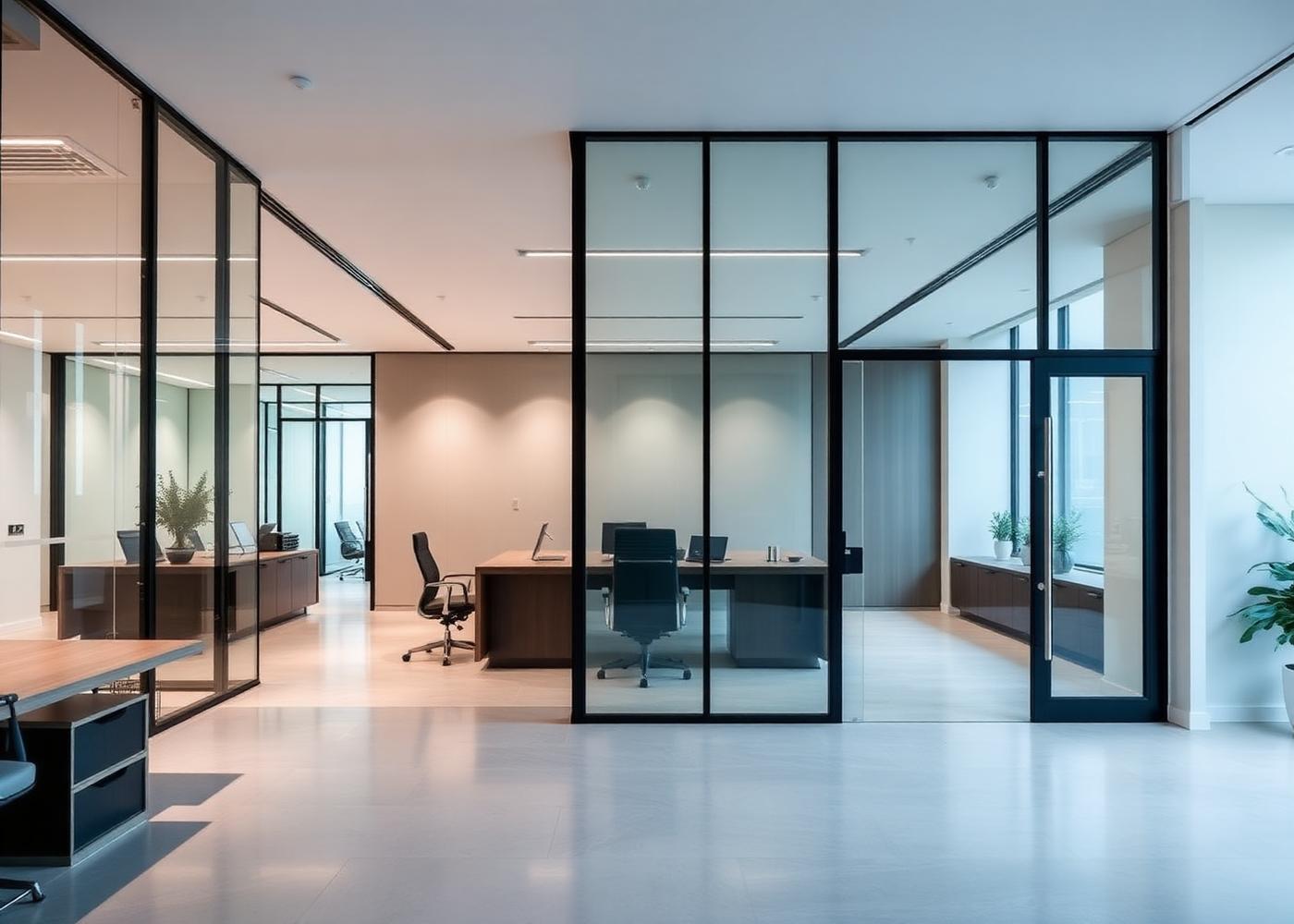 Modern commercial office interior